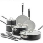 Amazon.com: GreenPan x Bobby Flay 13 Piece Cookware Pots and Pans Set, PFAS & PFOA-Free Ceramic Nonstick, Induction Suitable, Stay-Cool Silicone Grip Handle, Dishwasher & Oven Safe, Graphite : Health & Household