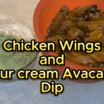 Wings with Avocado Dip